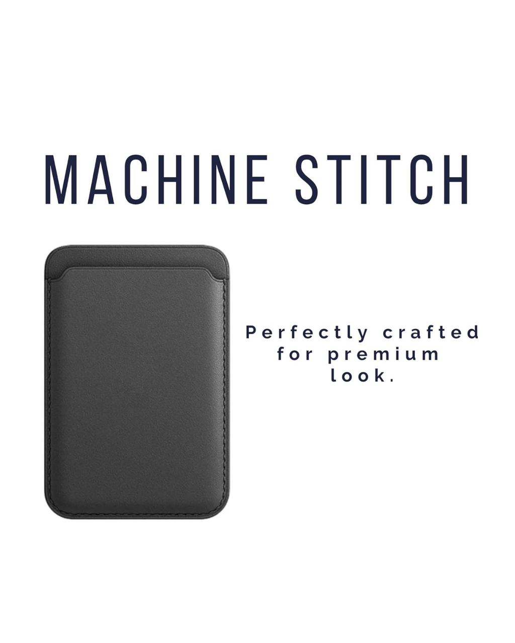 GripMate™ – Slim MagSafe Vegan Leather Wallet