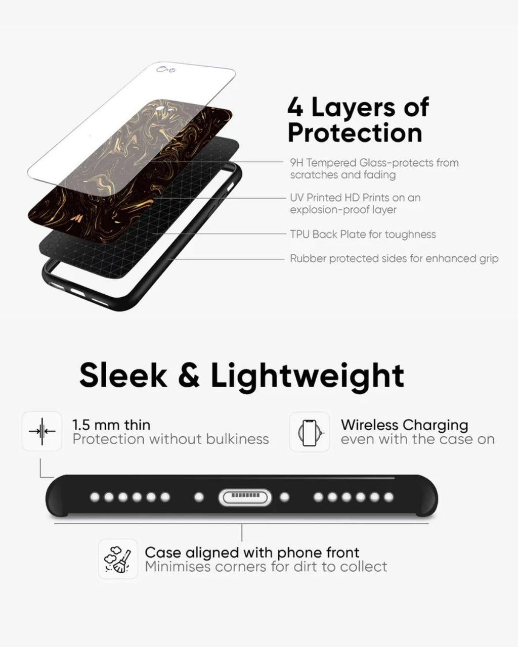 Graze Printed Glass Case