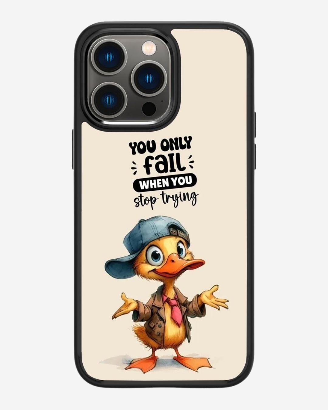 Quacky Printed Glass Case