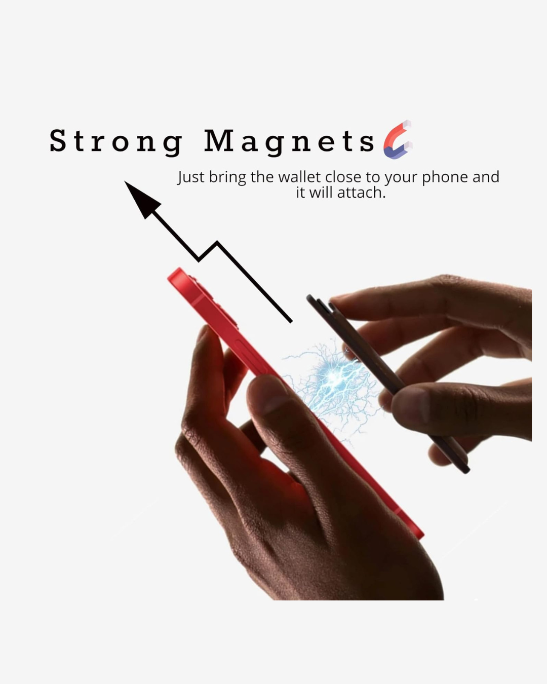 GripMate™ – Slim MagSafe Vegan Leather Wallet