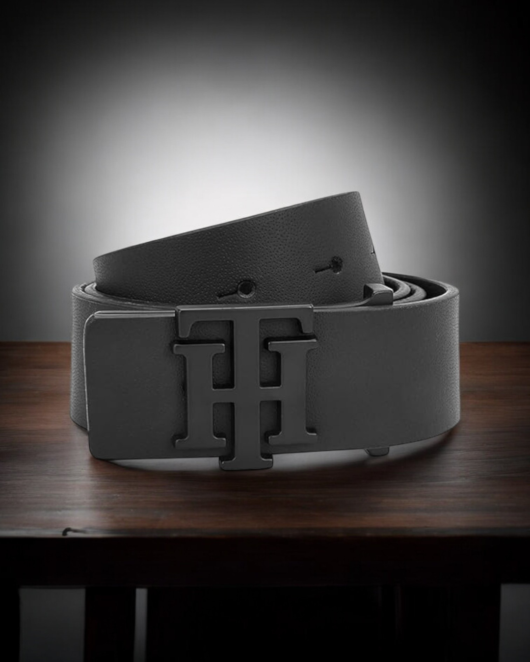 TH Matte Black Men's Belt