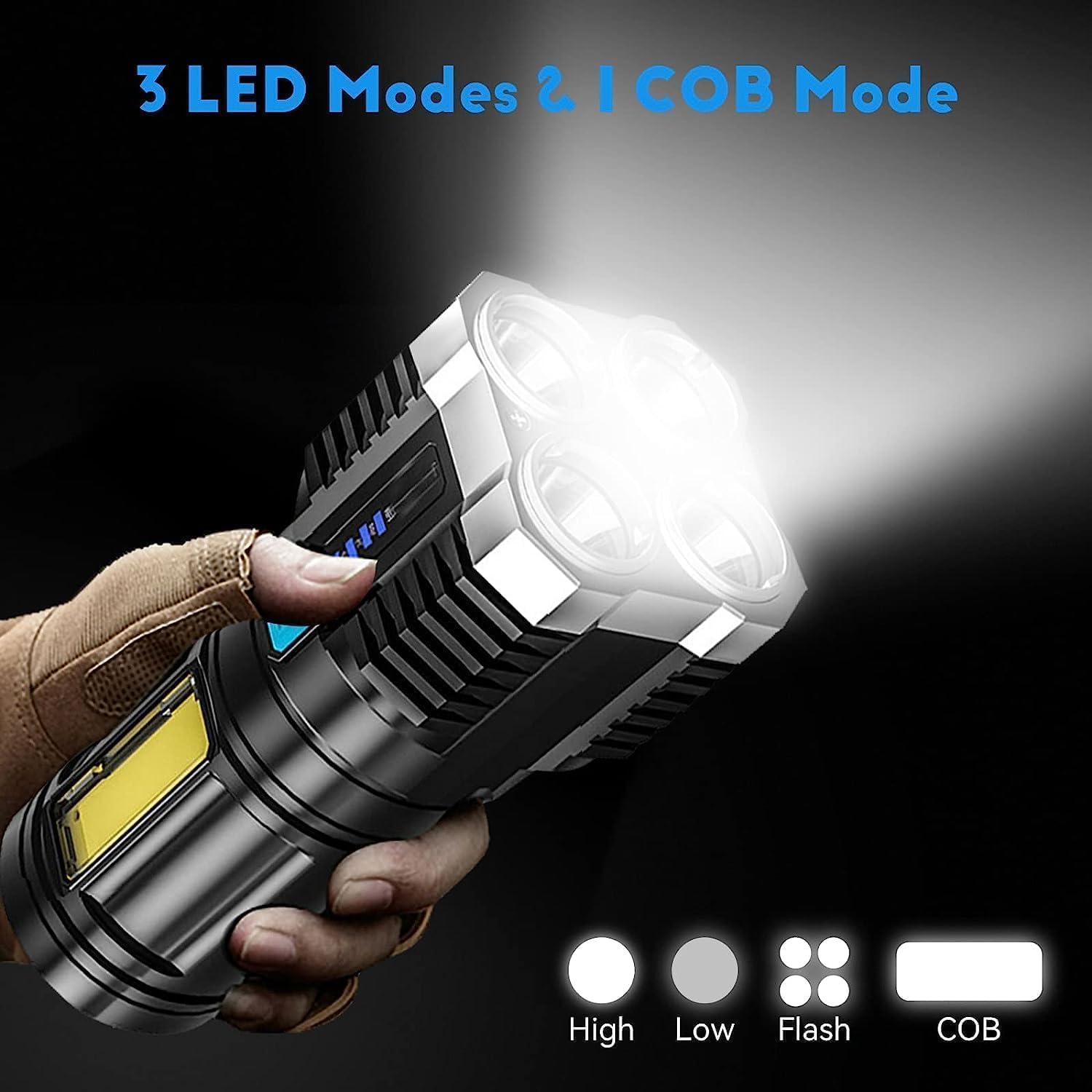 BlazeBeam™ Quad-Core LED Flashlight
