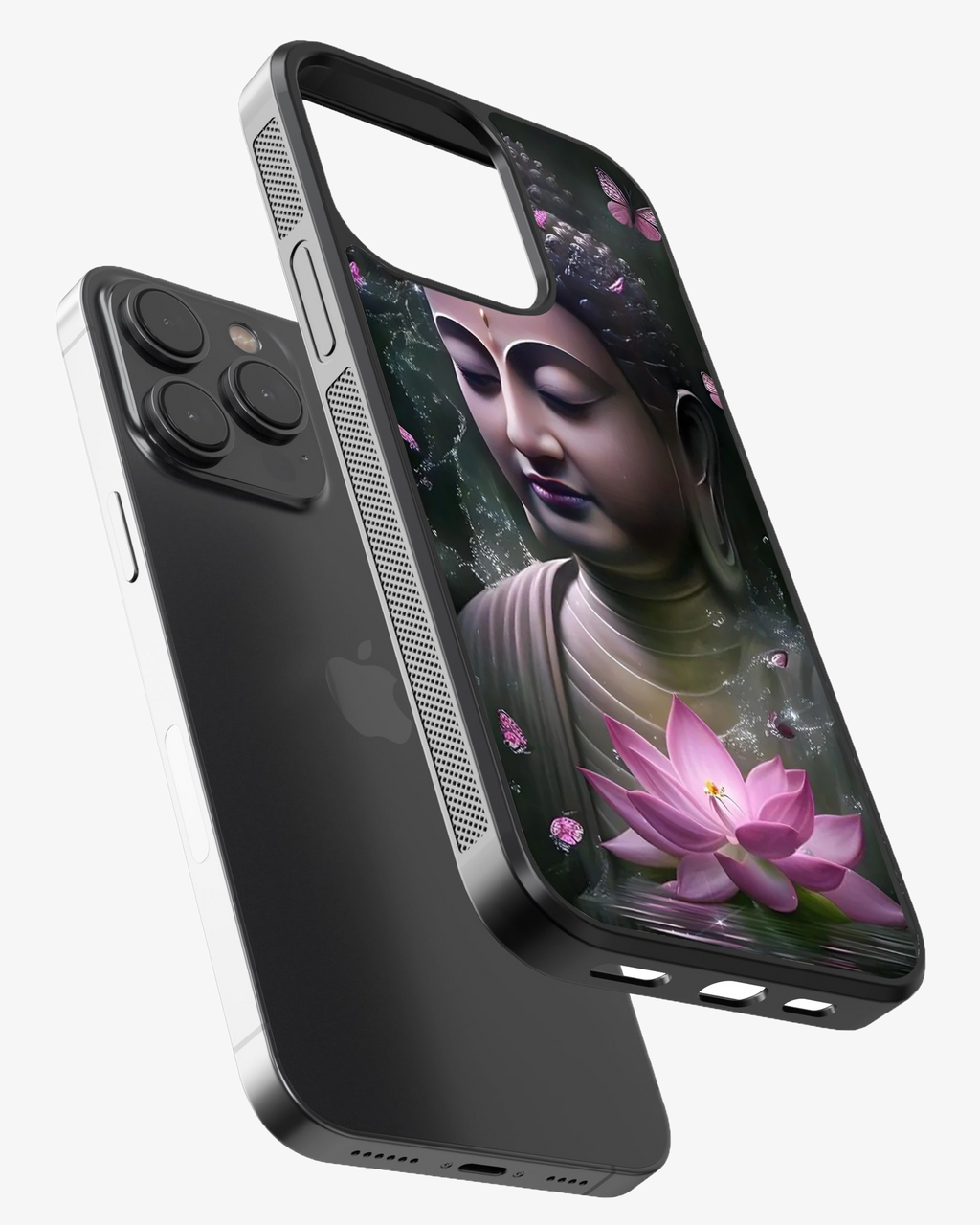 Buddha Printed Glass Case