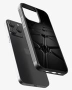 Black Triangle Printed Glass Case