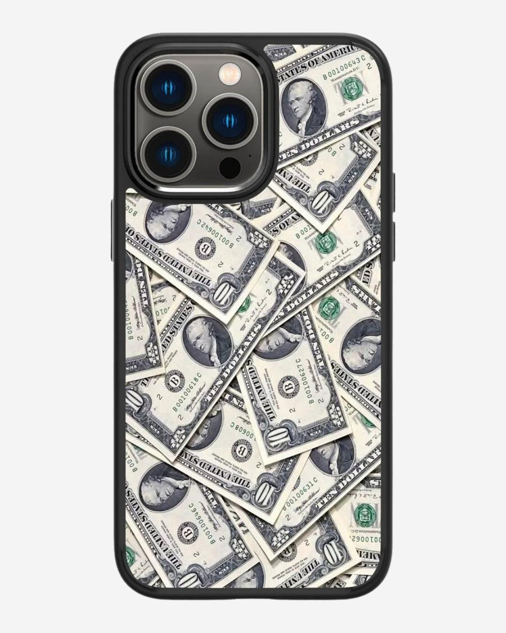 Money Money Printed Glass Case