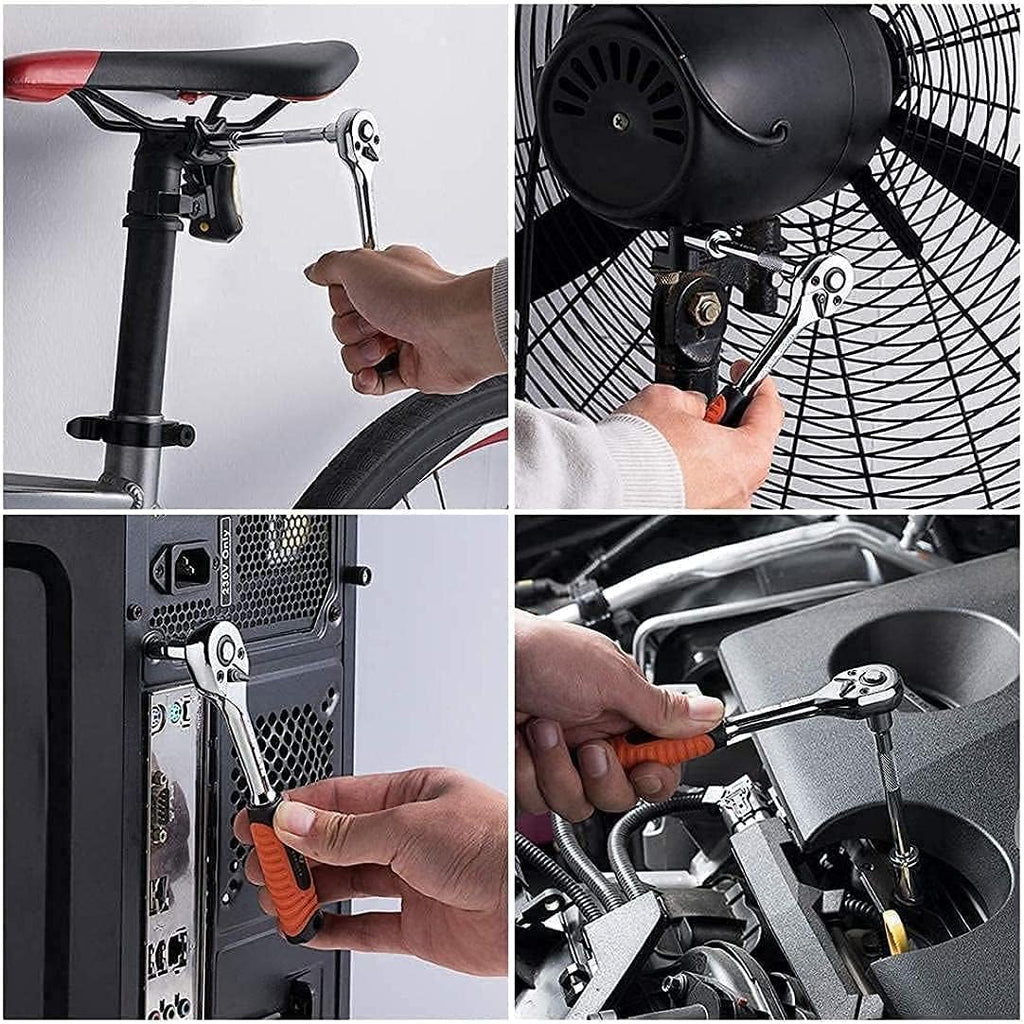 TorqueMaster™ 46-in-1 Ratchet Socket Tool Kit