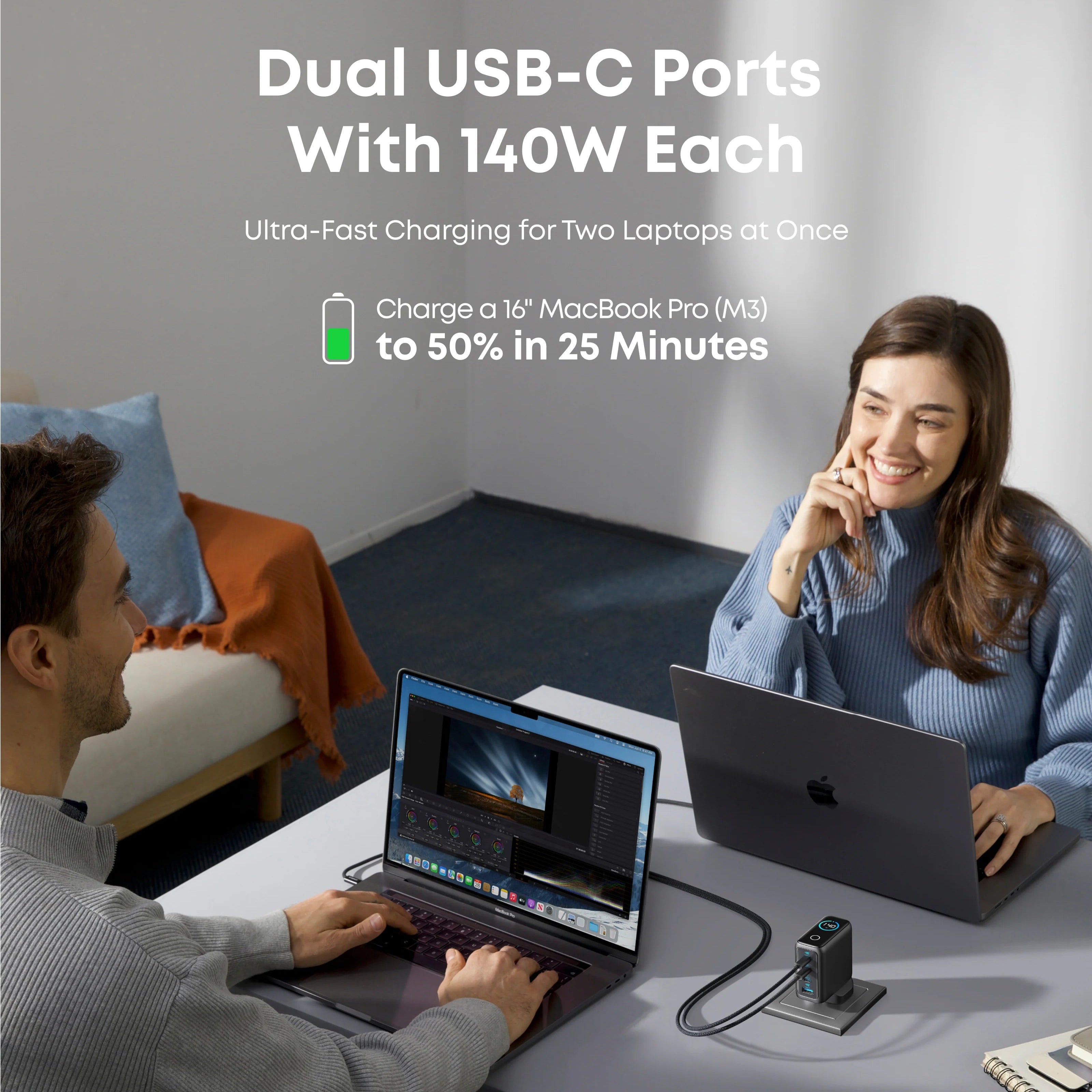 Enker Charger (140W, 4-Port, PD 3.1)