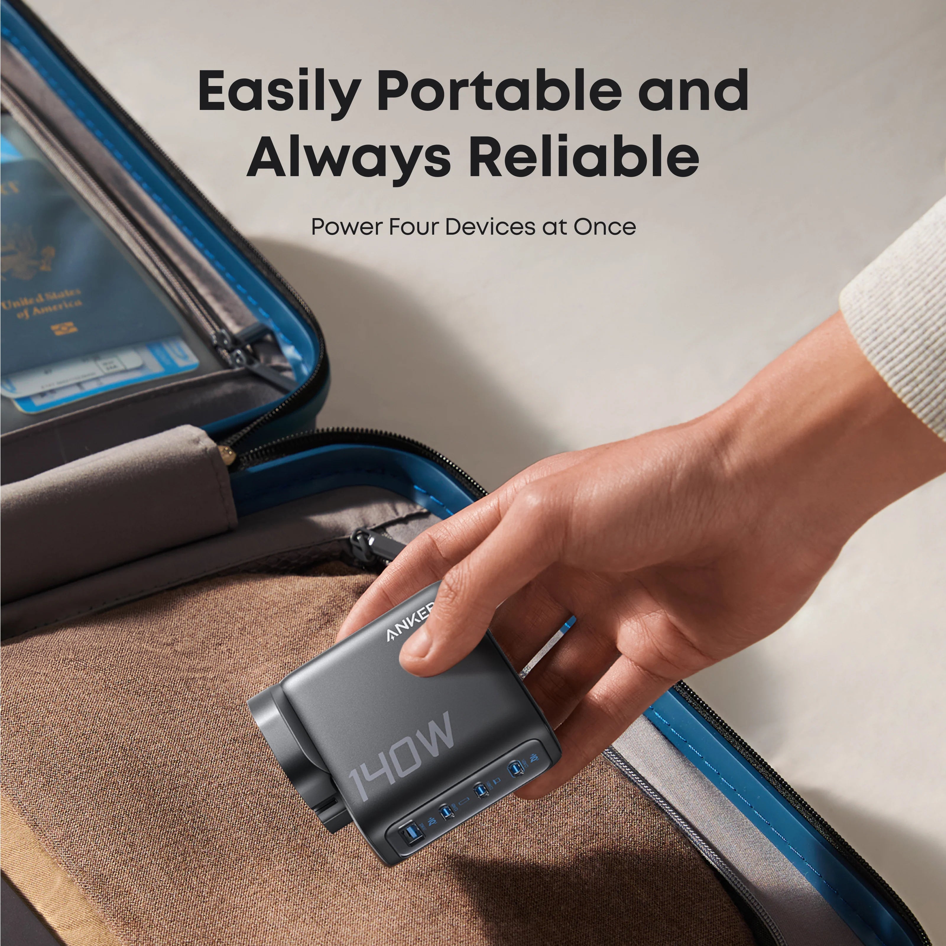 Enker Charger (140W, 4-Port, PD 3.1)