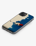 Calm Lake & Red Tree Art phone Cover Glass Case