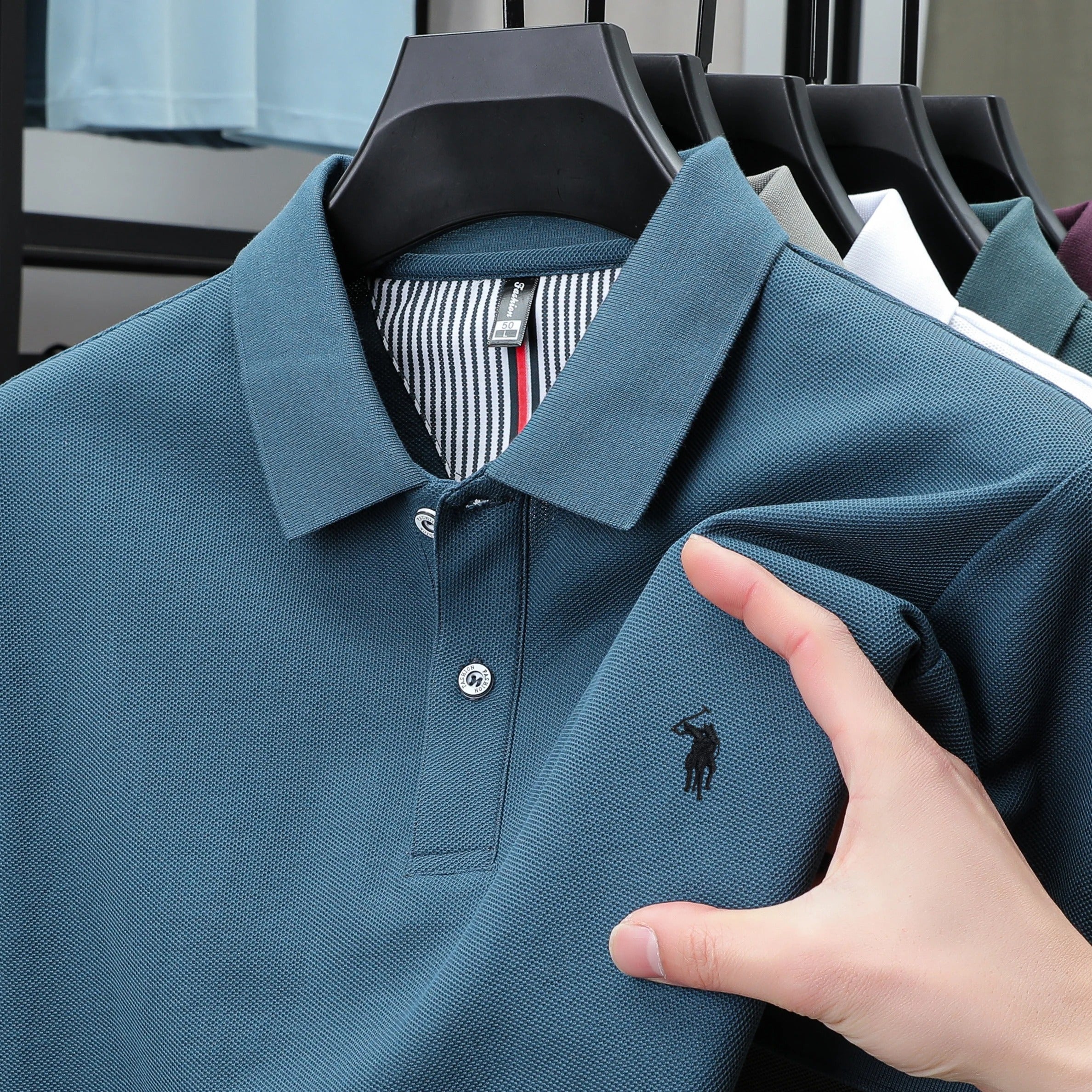 Blue Polo Tshirt - A373