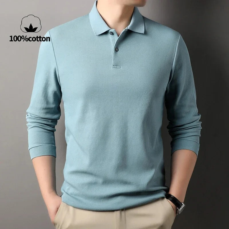 Maroon Full Sleeves Polo Tshirt - B898