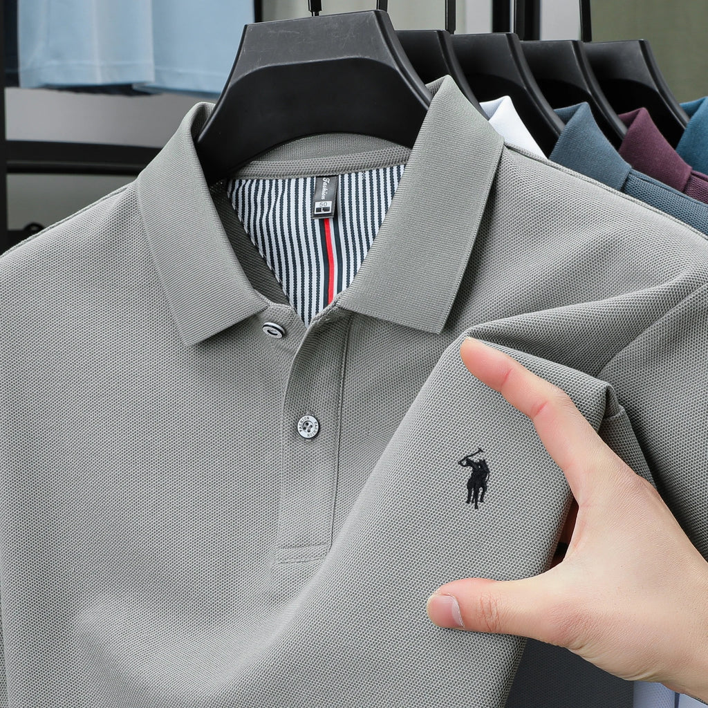 Light Grey Polo Tshirt - A373